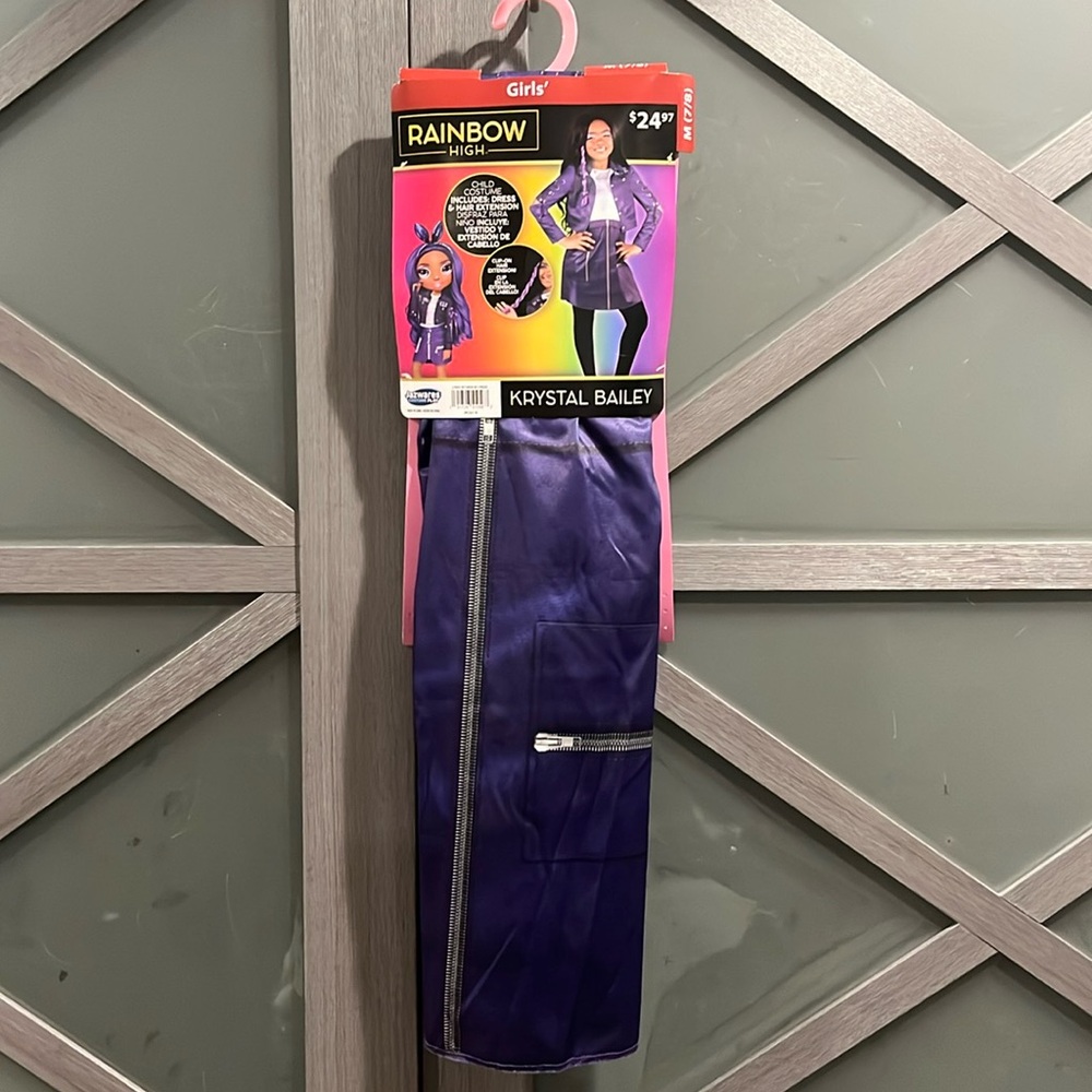 Rainbow High Krystal Bailey child’s costume size medium